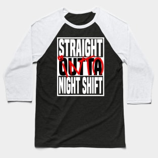 Carer Night Shift Carer For The Elderly Baseball T-Shirt